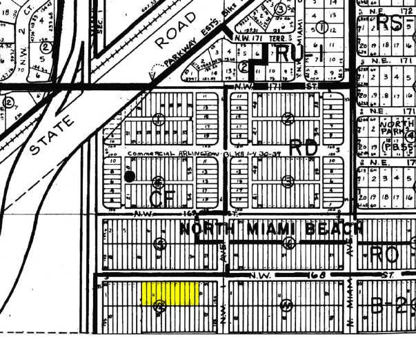 150 NW 168th St, North Miami Beach, FL for rent - Plat Map - Image 2 of 9