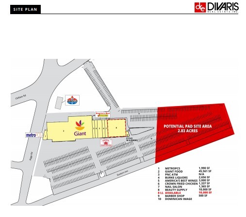 Eastern Ave, Washington, DC for rent - Site Plan - Image 1 of 1