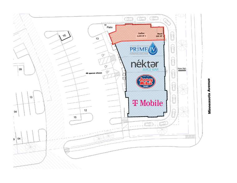 7201 S Minnesota Ave, Sioux Falls, SD for rent - Site Plan - Image 2 of 5