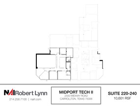 2550 Midway Rd, Carrollton, TX for rent Floor Plan- Image 2 of 2