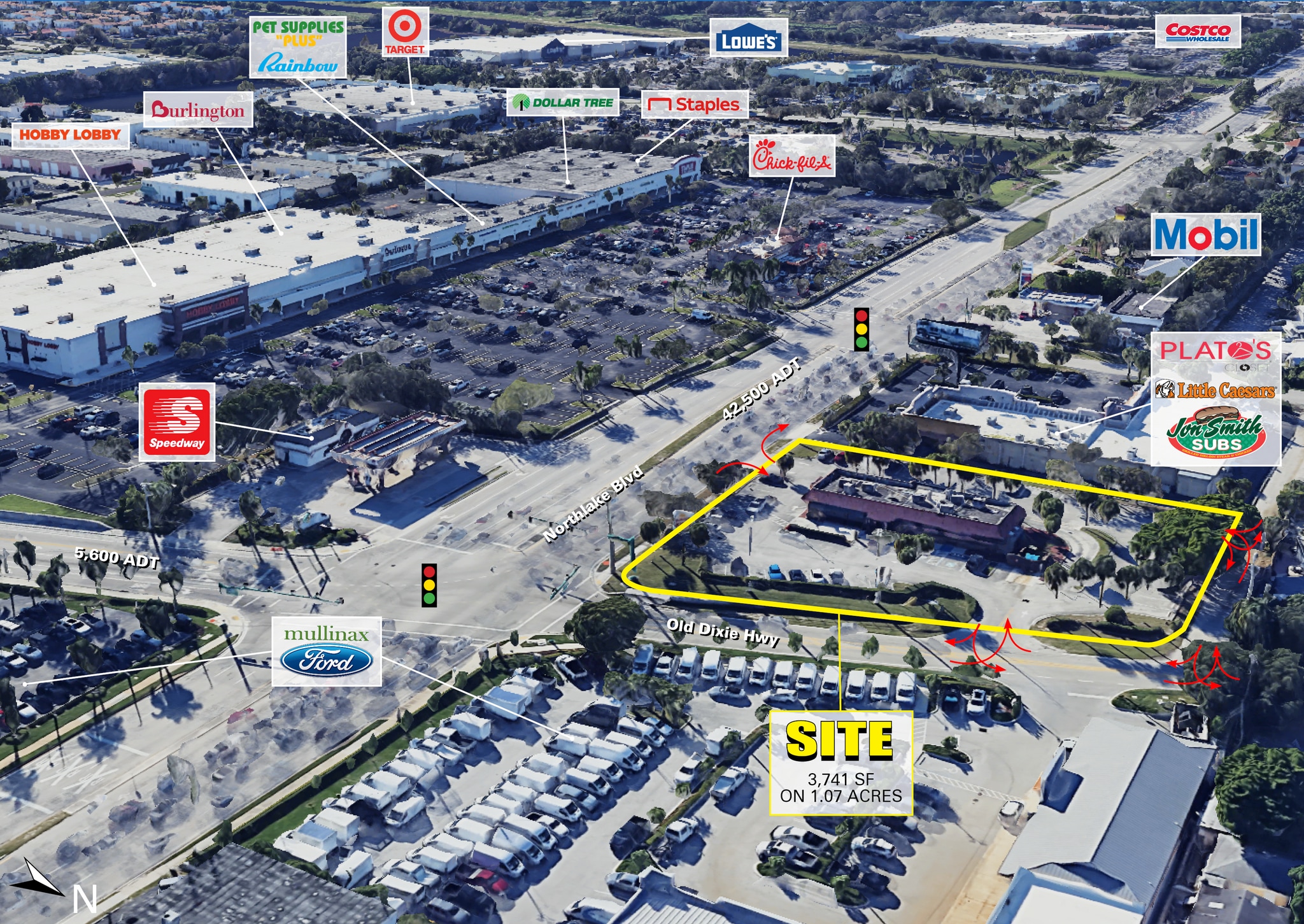 2829 Northlake Blvd, Lake Park, FL to rent Site Plan- Image 1 of 2