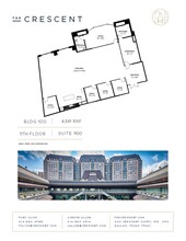 100 Crescent Ct, Dallas, TX for rent Floor Plan- Image 1 of 4