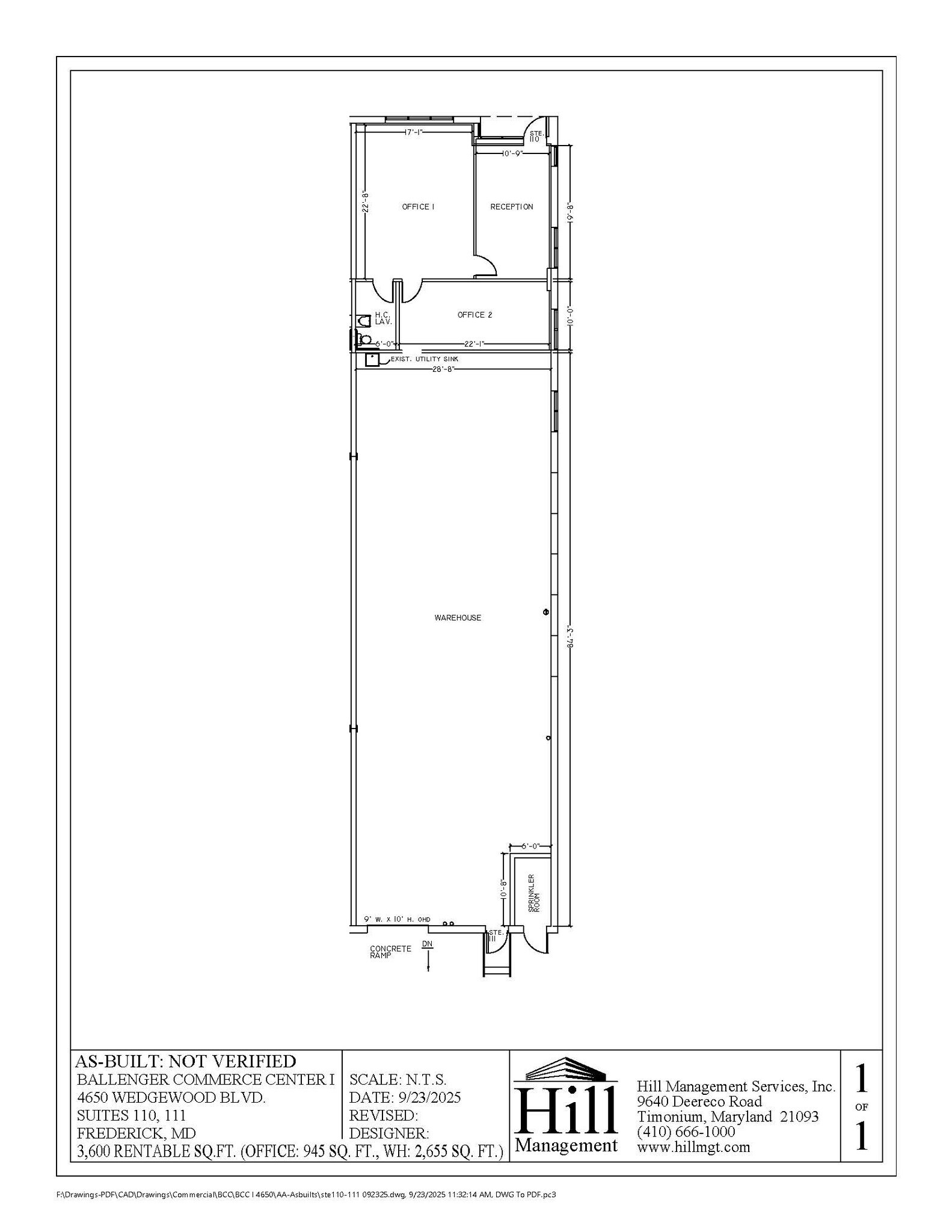 4650 Wedgewood Blvd, Frederick, MD to rent Floor Plan- Image 1 of 1