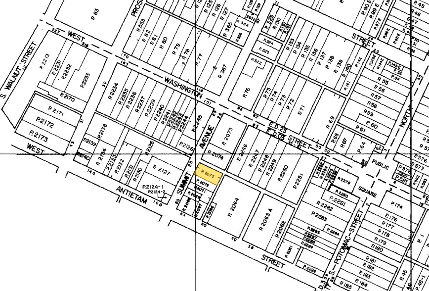 26-30 Summit Ave, Hagerstown, MD for sale - Plat Map - Image 2 of 3