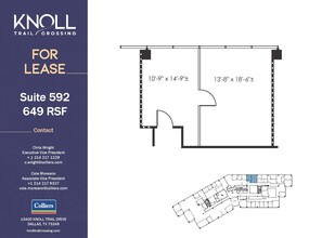 15400 Knoll Trail Dr, Dallas, TX for rent Floor Plan- Image 1 of 1