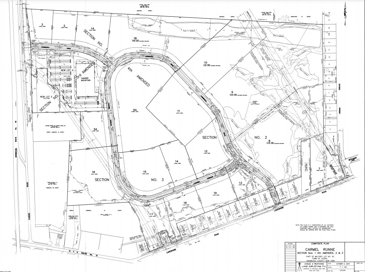 Carmenica Dr, Cicero, NY for sale Plat Map- Image 1 of 1