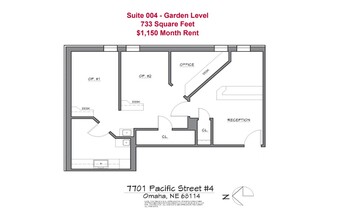 7701 Pacific St, Omaha, NE for rent Floor Plan- Image 1 of 1