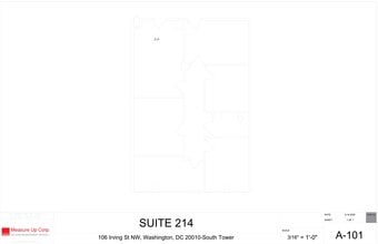 106B Irving St NW, Washington, DC to rent Site Plan- Image 1 of 1