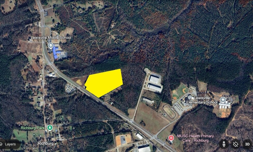 Lancaster Hwy, Richburg, SC for sale - Aerial - Image 1 of 4