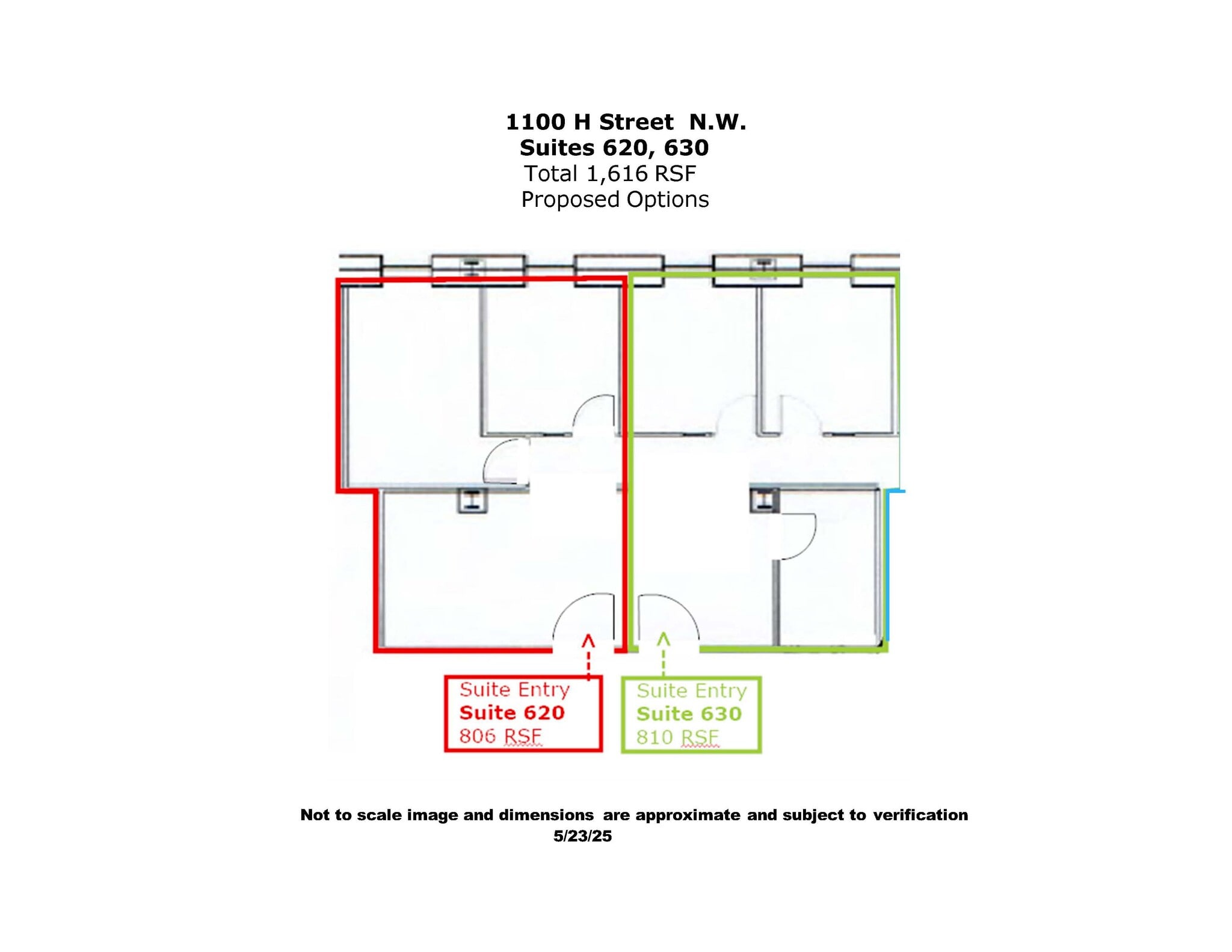 1100 H St NW, Washington, DC to rent Floor Plan- Image 1 of 6
