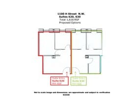 1100 H St NW, Washington, DC to rent Floor Plan- Image 1 of 6