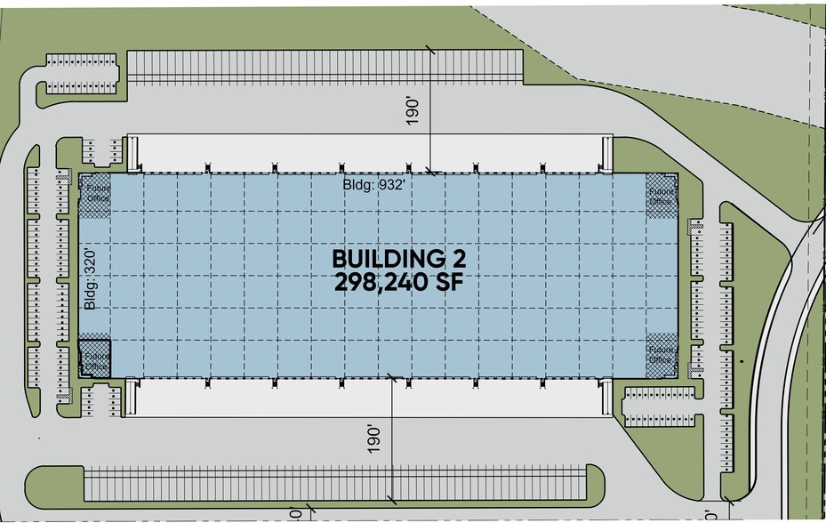 MidPointe Logistics Centre, San Marcos, TX for rent - Site Plan - Image 2 of 2