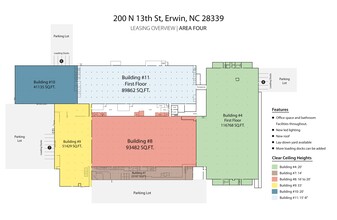 200 N 13th St, Erwin, NC for rent Site Plan- Image 1 of 2