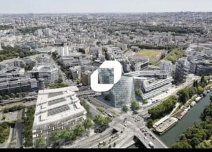 Issy-les-Moulineaux - Aerial map view