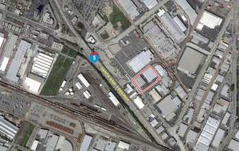 2701 Carrier Ave, Commerce, CA - AERIAL  map view - Image1