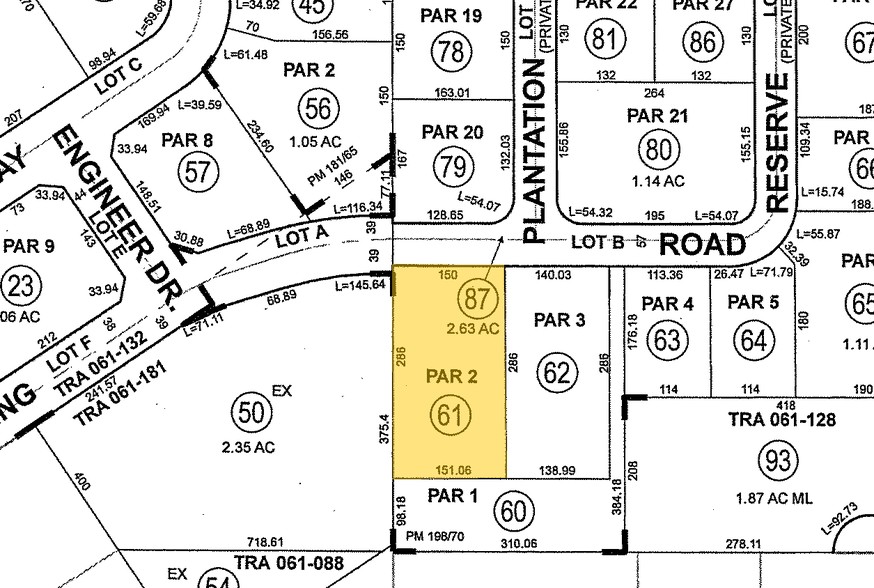 72265 Manufacturing Rd, Thousand Palms, CA for rent - Plat Map - Image 3 of 3