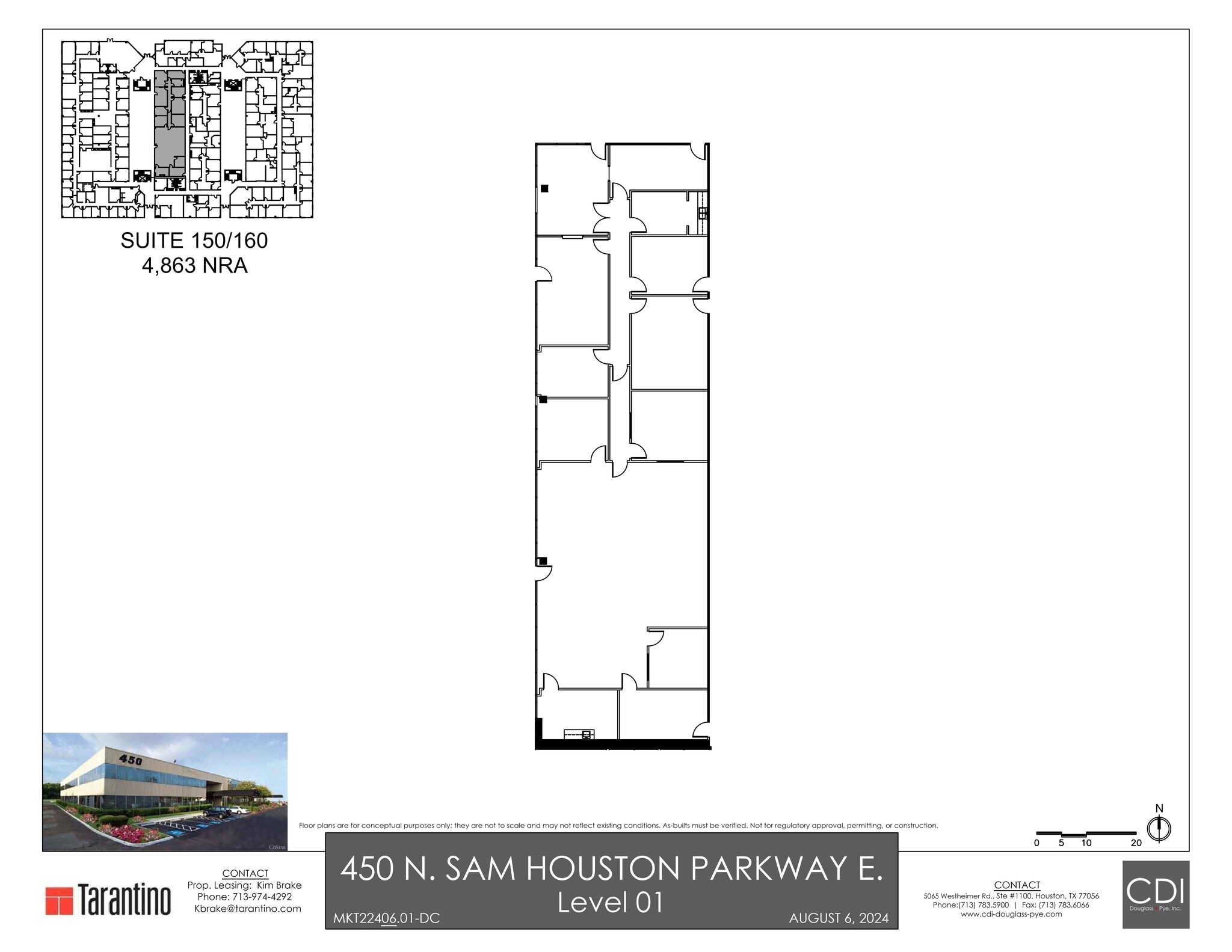 450 N Sam Houston Pky E, Houston, TX to rent Site Plan- Image 1 of 1