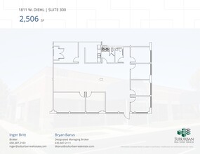 1811-1815 W Diehl Rd, Naperville, IL for rent Floor Plan- Image 1 of 1