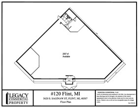 5620 S Saginaw St, Flint, MI for rent Floor Plan- Image 1 of 1