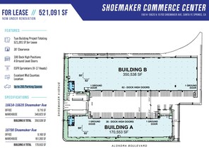 15614-15620 Shoemaker Ave, Santa Fe Springs, CA for rent Floor Plan- Image 1 of 1