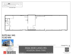 3526-3530 Lang Rd, Houston, TX to rent Site Plan- Image 1 of 2