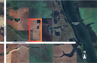 24536 Twp 500, Leduc, AB - AERIAL map view