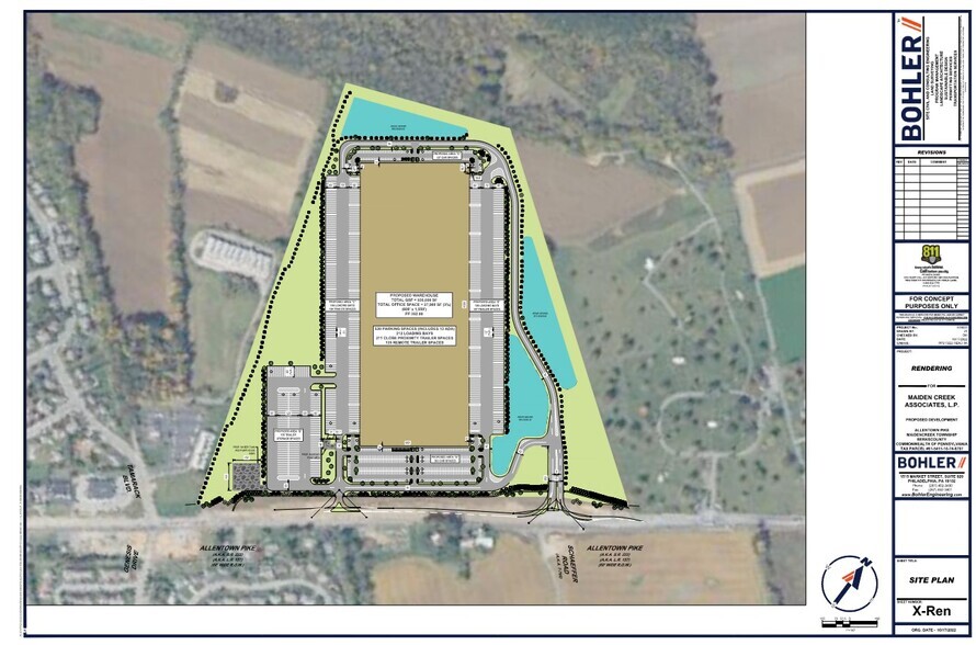 Route 222, Blandon, PA for rent - Site Plan - Image 2 of 2