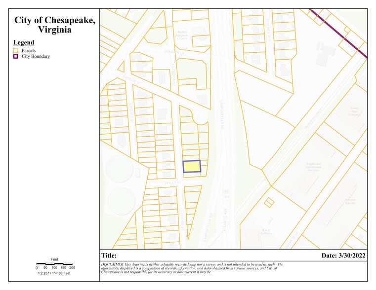 Oldwood St, Chesapeake, VA for sale - Site Plan - Image 2 of 3