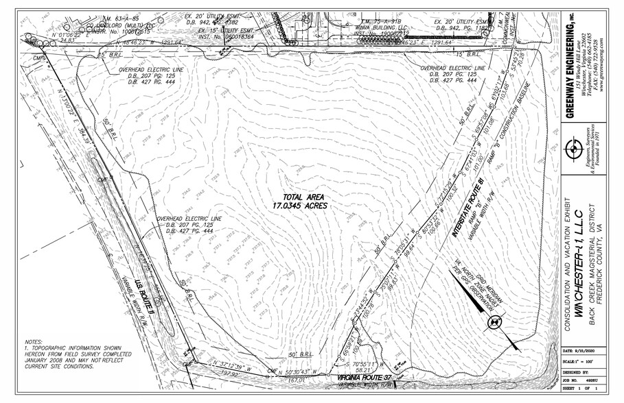 Valley Pike, Winchester, VA for sale - Site Plan - Image 3 of 3