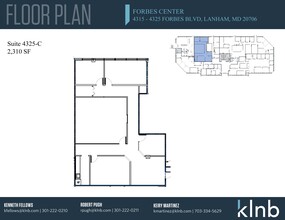 4315-4325 Forbes Blvd, Lanham, MD for rent Floor Plan- Image 1 of 3