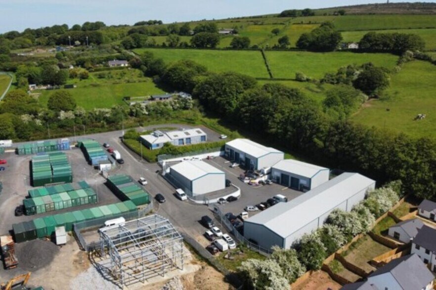 Moss Side Industrial Estate, Callington to rent - Aerial - Image 2 of 4