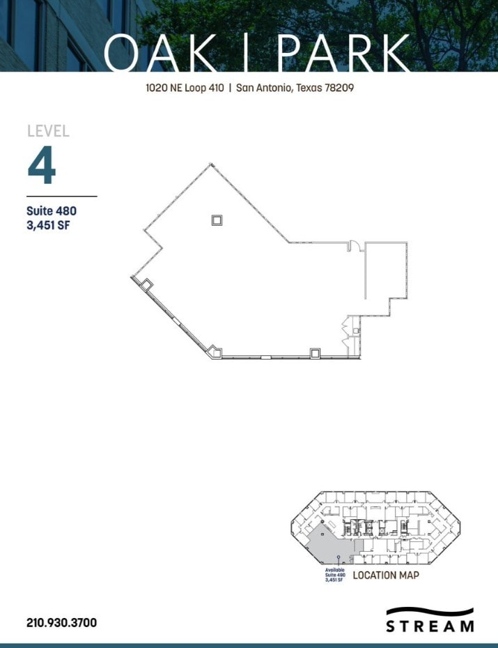 1020 NE Loop 410, San Antonio, TX to rent Floor Plan- Image 1 of 3