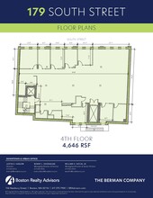 179 South St, Boston, MA for rent Floor Plan- Image 1 of 1