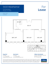 5433 Westheimer Rd, Houston, TX for rent Floor Plan- Image 1 of 1