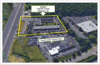 1255 State Road 10 East, Whippany, NJ - aerial  map view