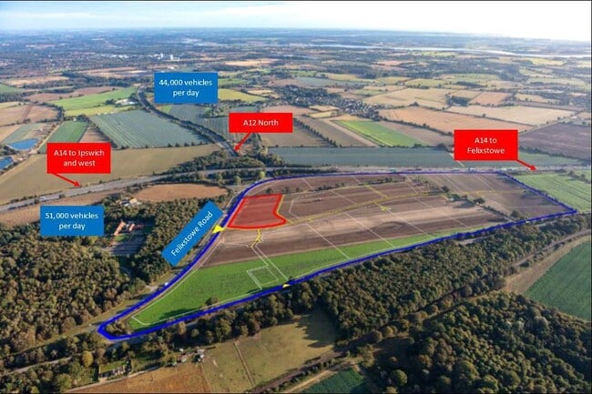 More details for Felixstowe Rd, Nacton - Land for Sale