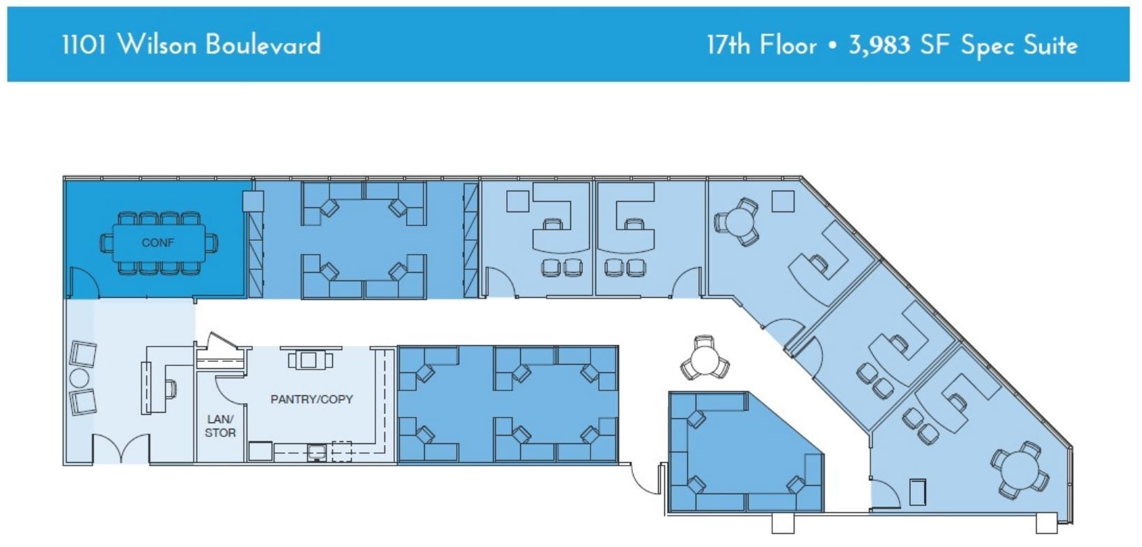 1100 Wilson Blvd, Arlington, VA to rent Floor Plan- Image 1 of 1