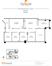 1800 Preston Park Blvd, Plano, TX for rent Floor Plan- Image 1 of 1