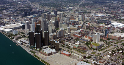 623 Cass Ave, Detroit, MI - aerial  map view - Image1