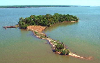 Chopawamsic Island, Quantico, VA - aerial  map view - Image1