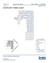 1801 Century Park E, Los Angeles, CA for rent Floor Plan- Image 1 of 1