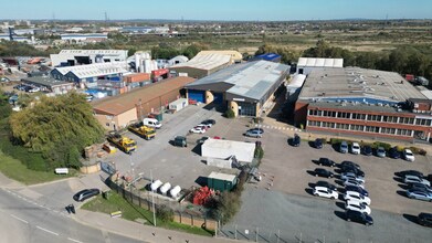 Coldharbour Ln, Rainham, LND - AERIAL  map view