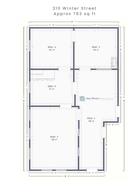 210 Winter St, Weymouth, MA for rent - Floor Plan - Image 2 of 9