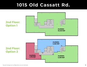 1001-1041 Old Cassatt Rd, Berwyn, PA for rent Floor Plan- Image 1 of 1