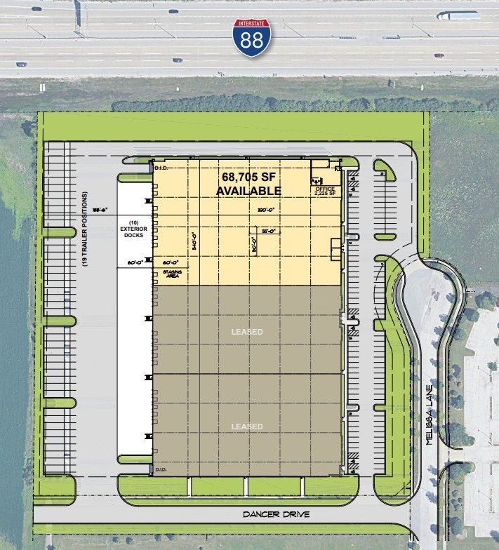 1998 Melissa Ln, Aurora, IL for rent Site Plan- Image 1 of 1