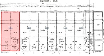 Light Industrial in Lisses to rent Floor Plan- Image 2 of 2