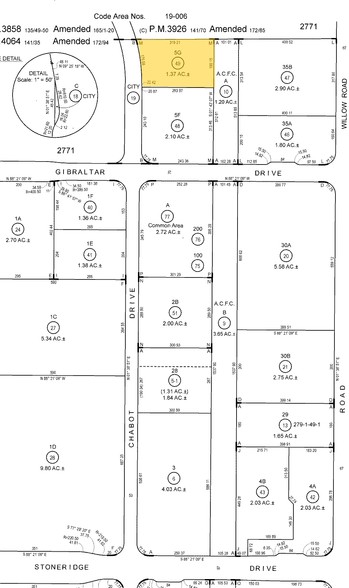 4733 Chabot Dr, Pleasanton, CA for rent - Plat Map - Image 2 of 6