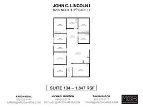 9225 N 3rd St, Phoenix, AZ to rent Floor Plan- Image 1 of 1