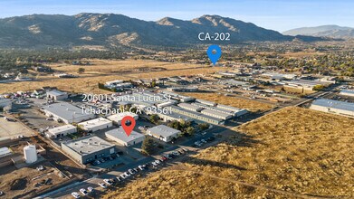 20601 Santa Lucia, Tehachapi, CA - aerial  map view