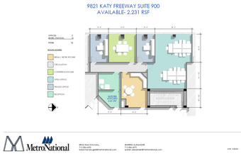 9821 Katy Fwy, Houston, TX for rent Floor Plan- Image 1 of 3